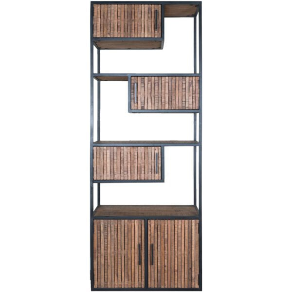 Kast Loek 210 x 80 cm – Bruin Mangohout